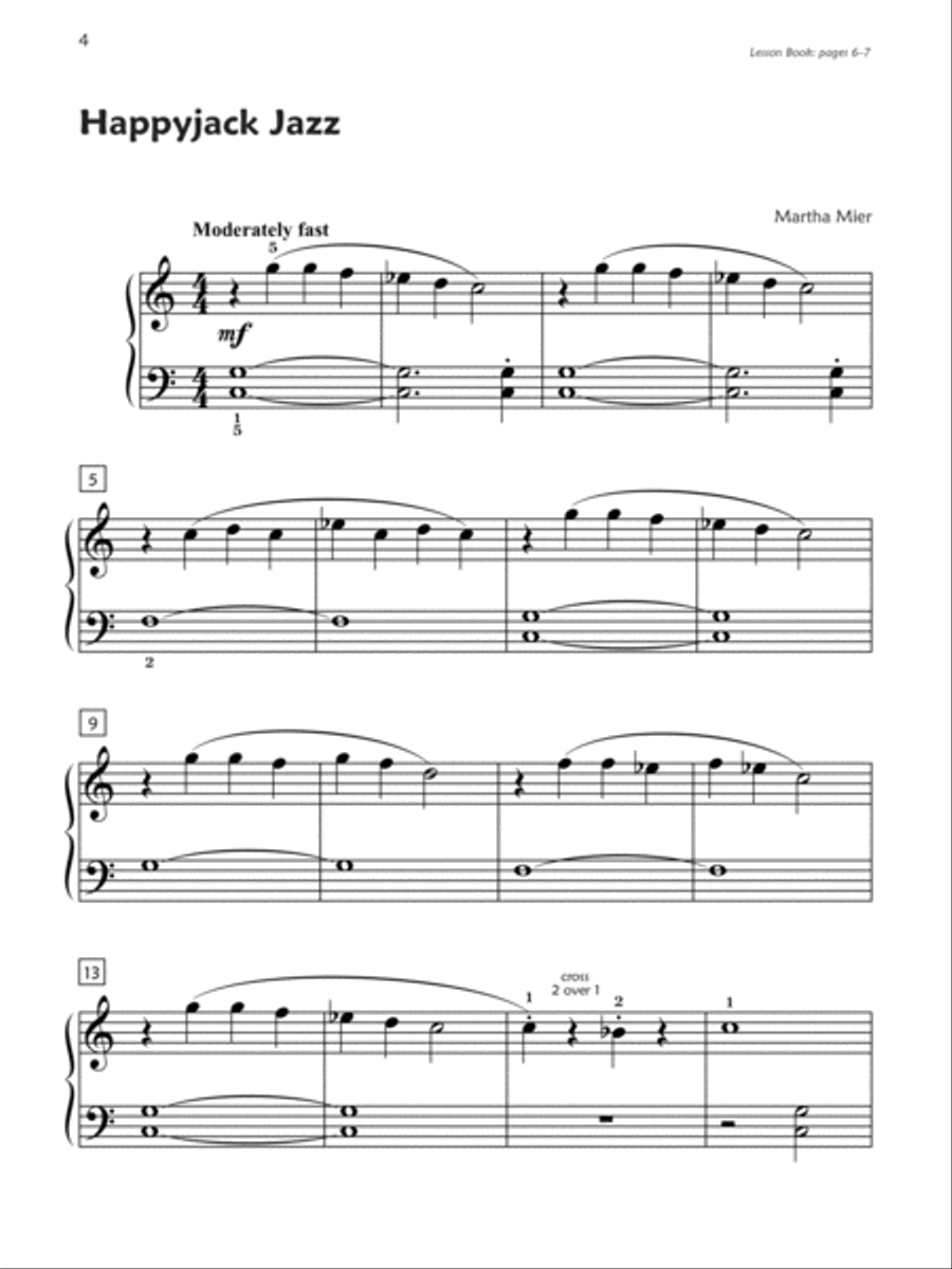 Premier Piano Course, Jazz, Rags & Blues 2A Piano Method scores gallery preview page 4