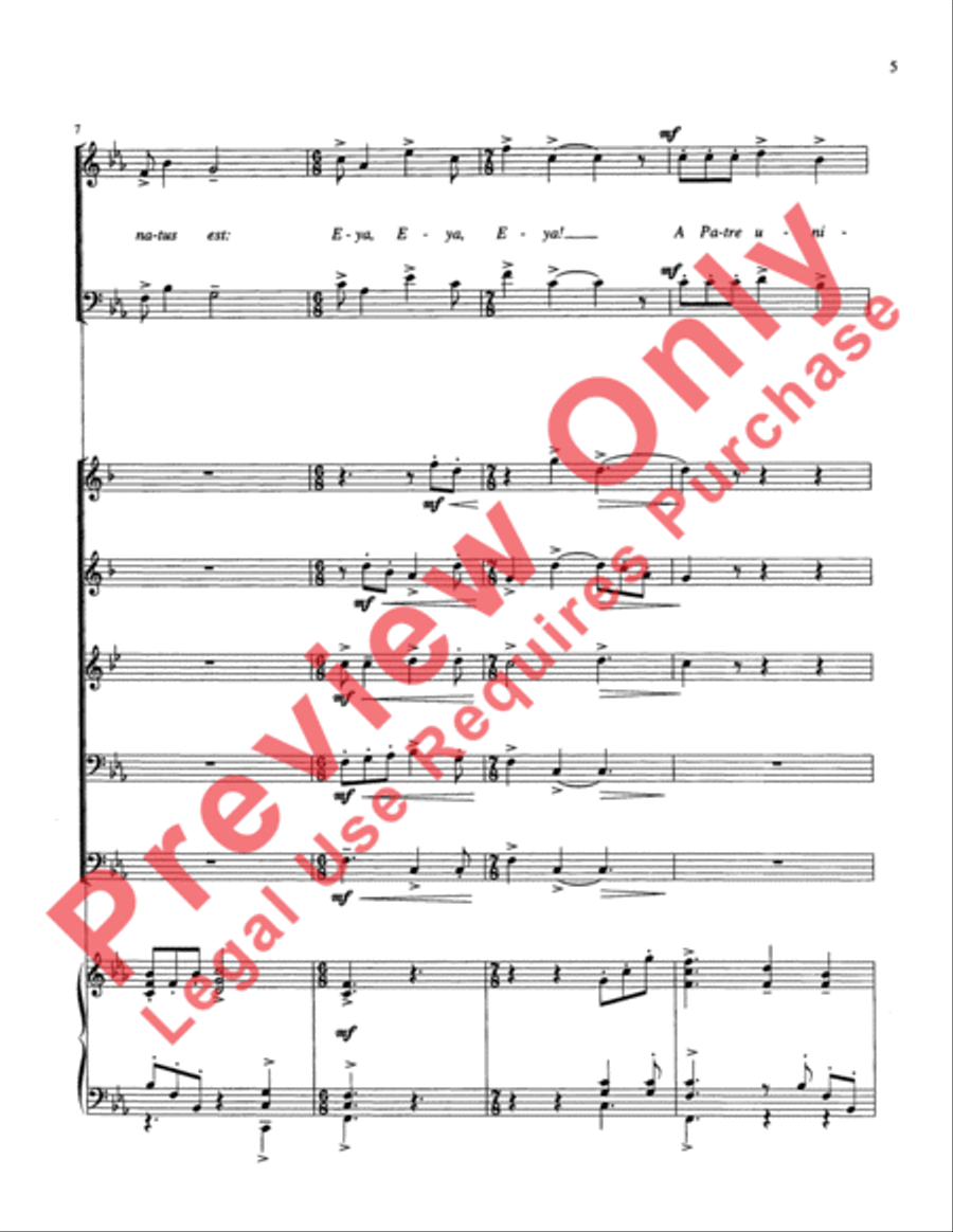 Make We Joy Now Choir scores gallery preview page 5