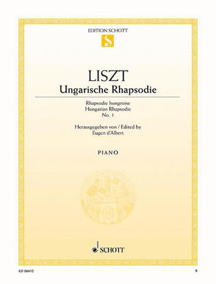 Book cover for Hungarian Rhapsody No. 1