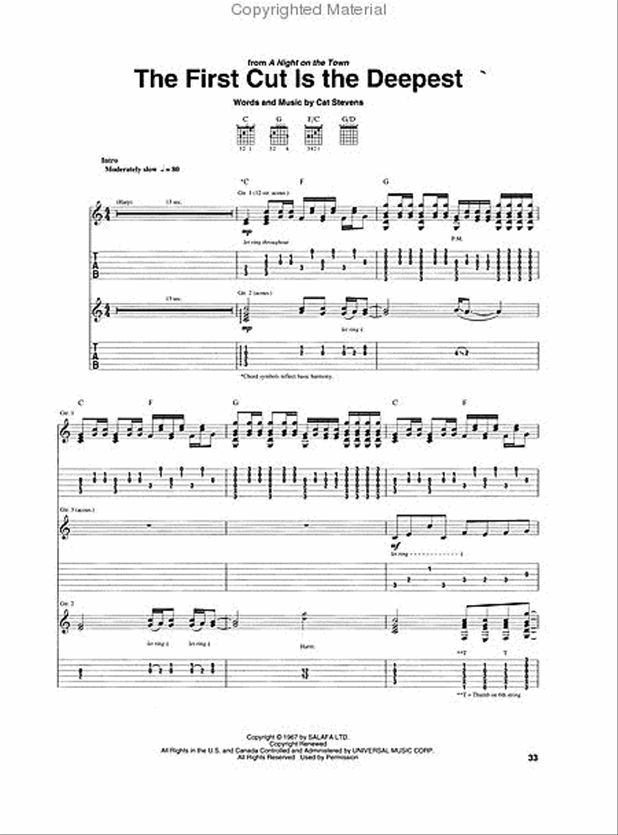 Rod Stewart Guitar Anthology Electric Guitar scores gallery preview page 3