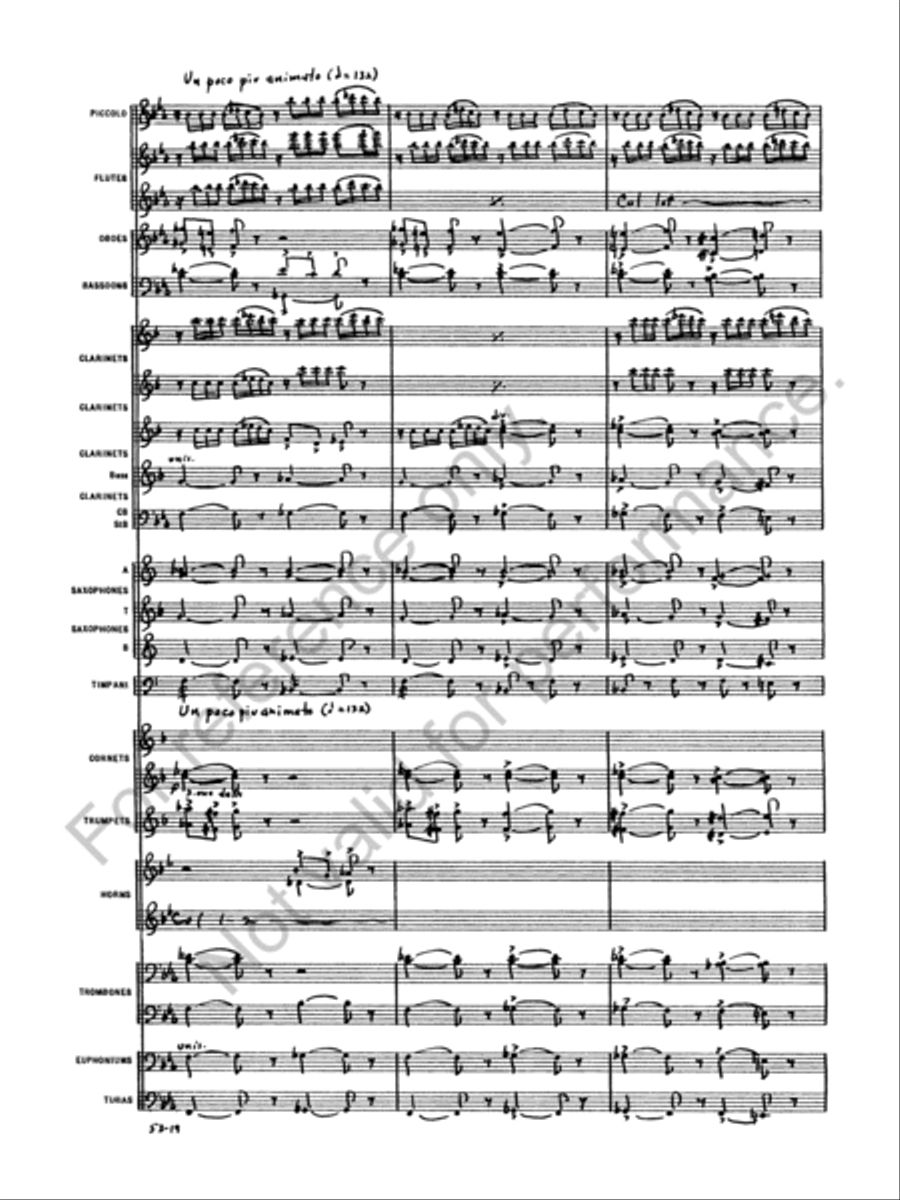 Symphony No. 6 Concert Band scores gallery preview page 21