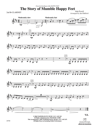 The Story of Mumble Happy Feet: 2nd B-flat Clarinet