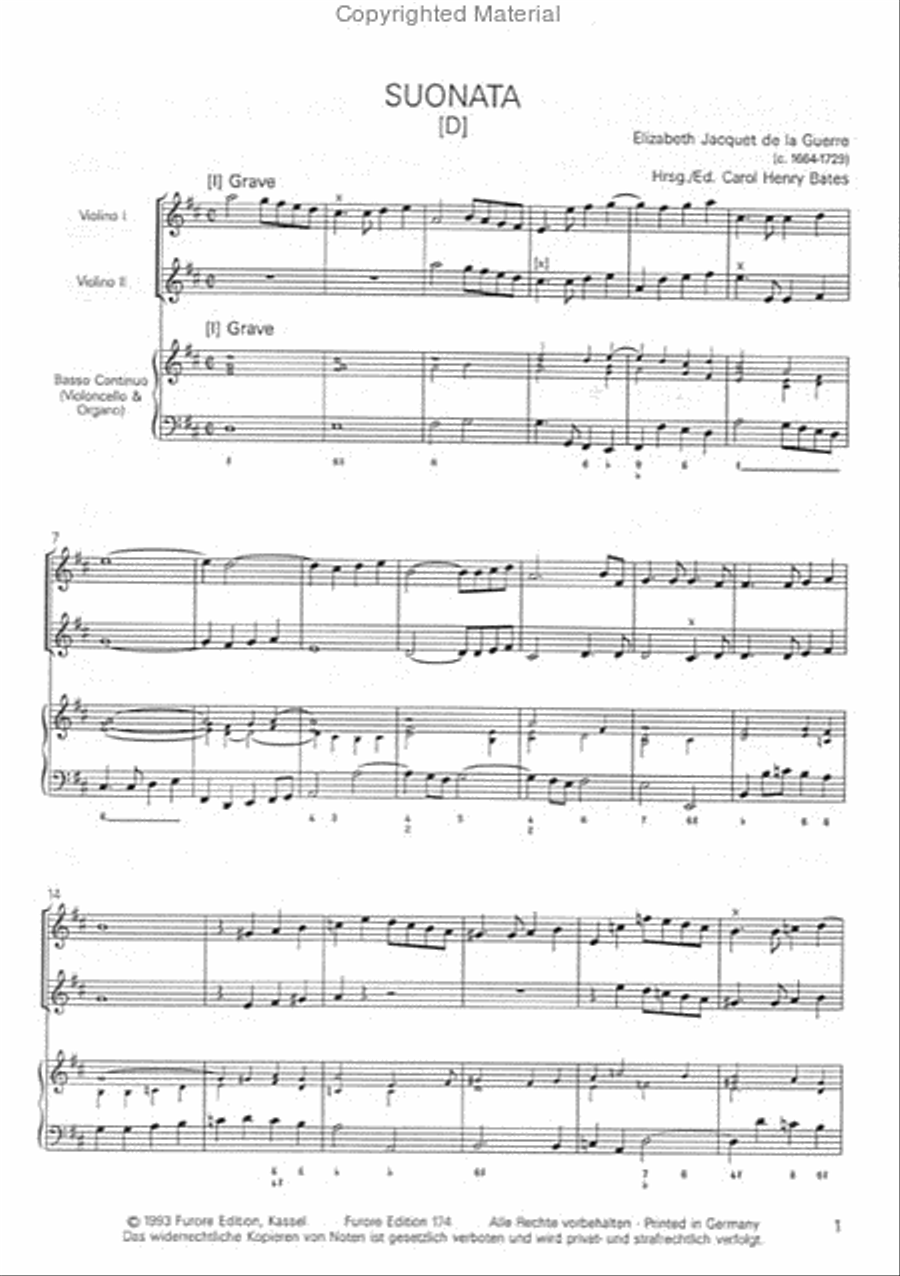 Triosonaten Band 2 Violin scores gallery preview page 2
