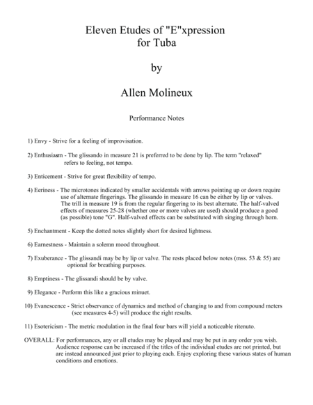 Eleven Etudes of Expression image number null