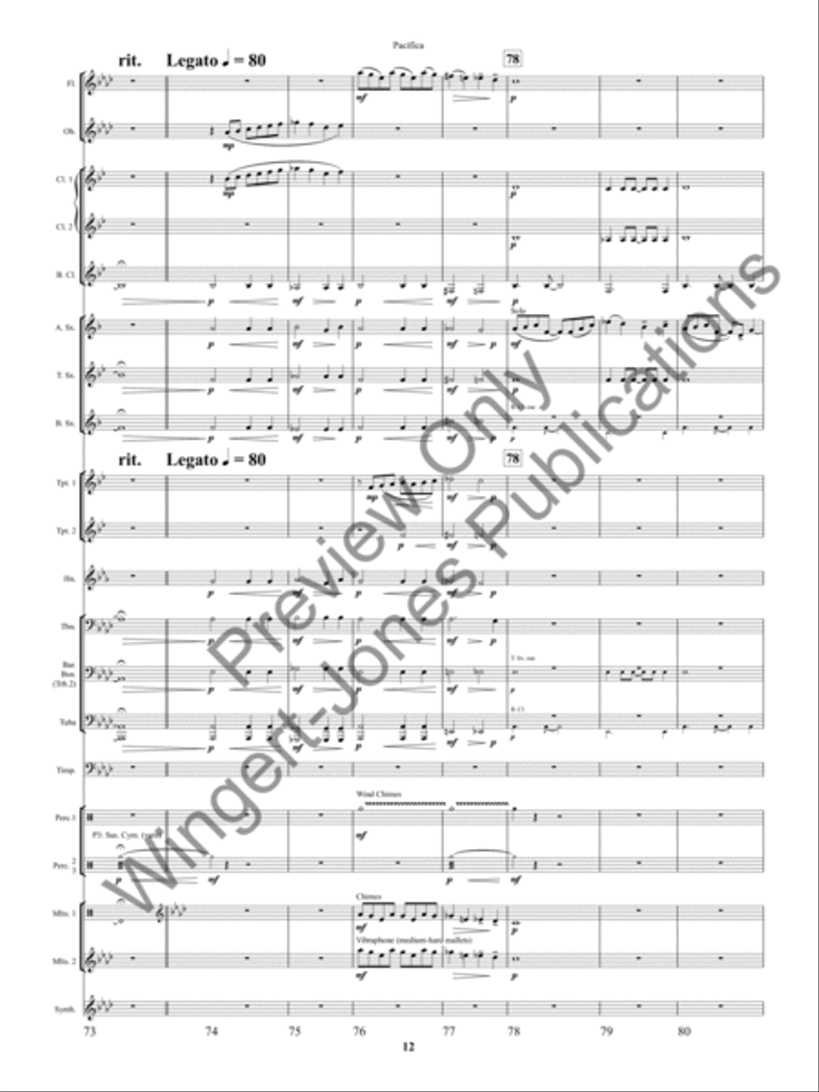 Pacifica Concert Band scores gallery preview page 15