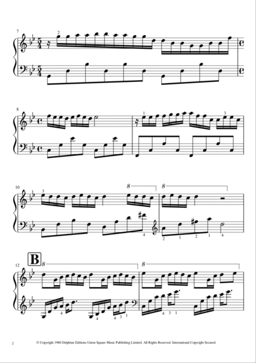 Mariage D'amour Piano Solo scores gallery preview page 2