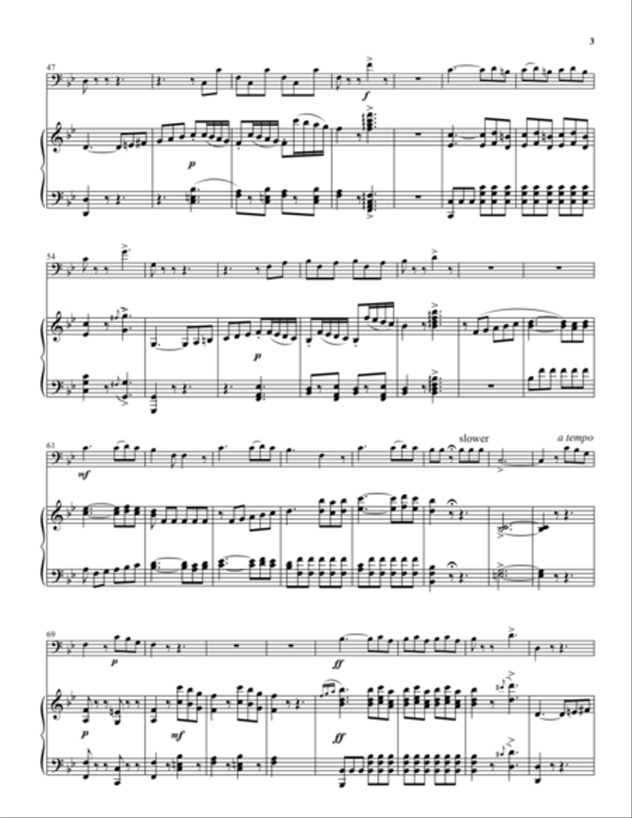 Largo al Factotum Euphonium scores gallery preview page 3