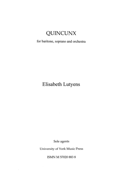 Quincunx Op.44