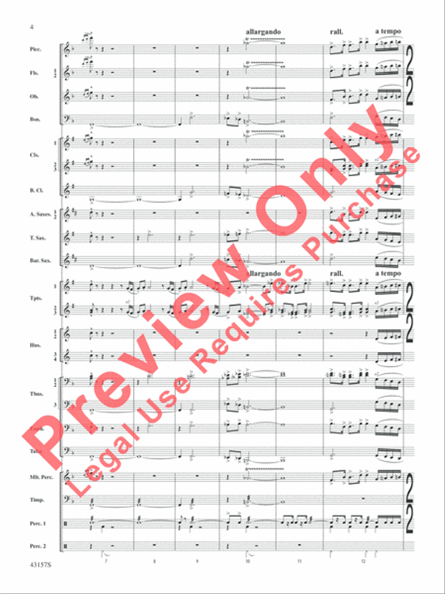 Gershwin by George! Gershwin by George! Concert Band scores gallery preview page 5
