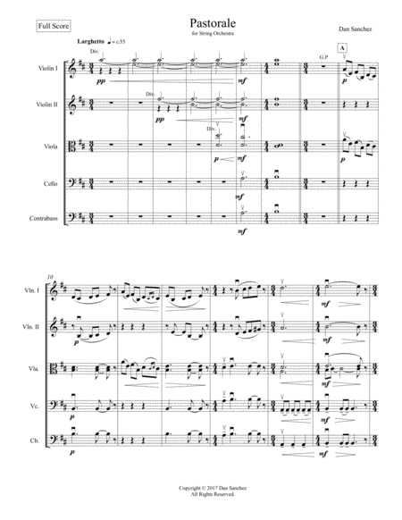 Pastorale for String Orchestra