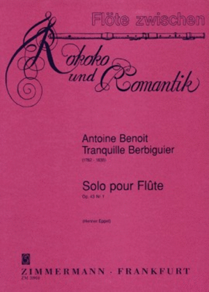 Solo pour Flûte Op. 43/1