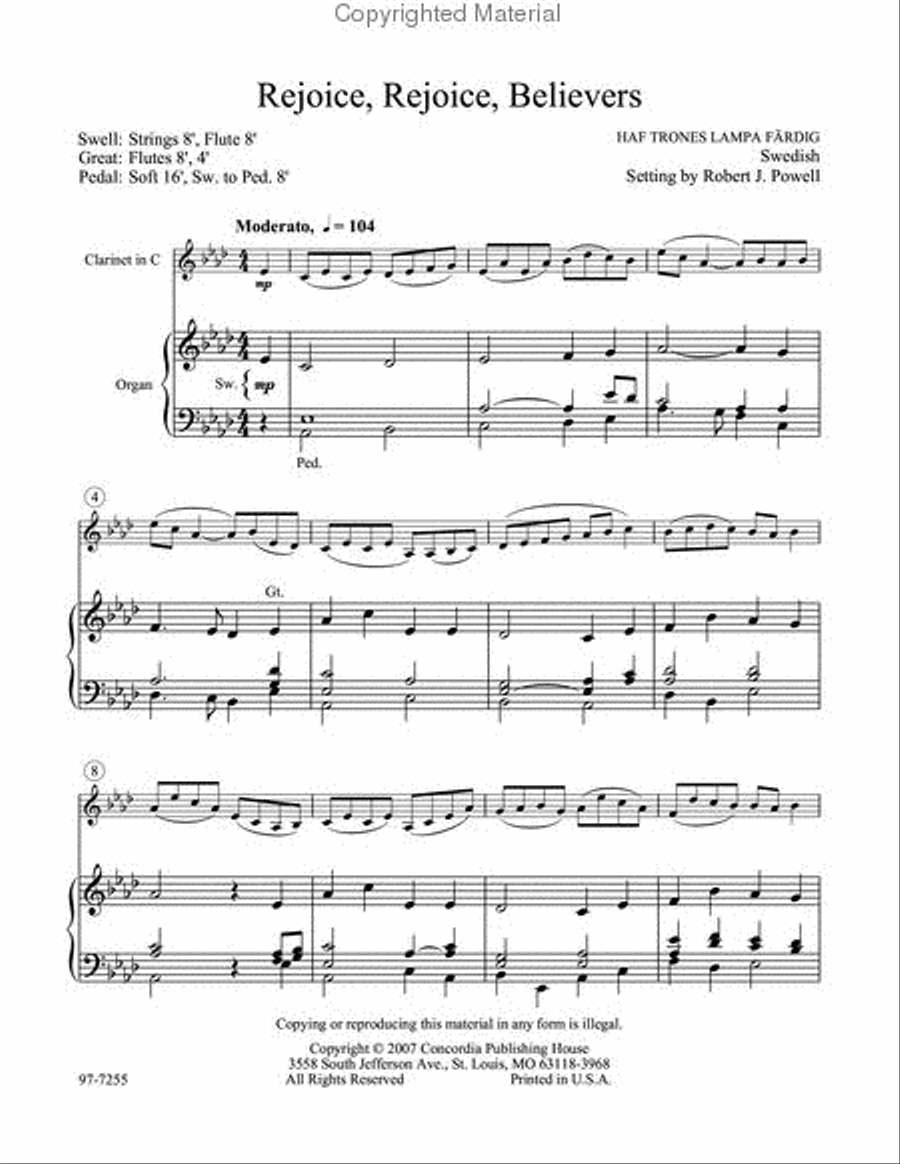 Instruments for All Seasons, Vol. II Clarinet scores gallery preview page 2