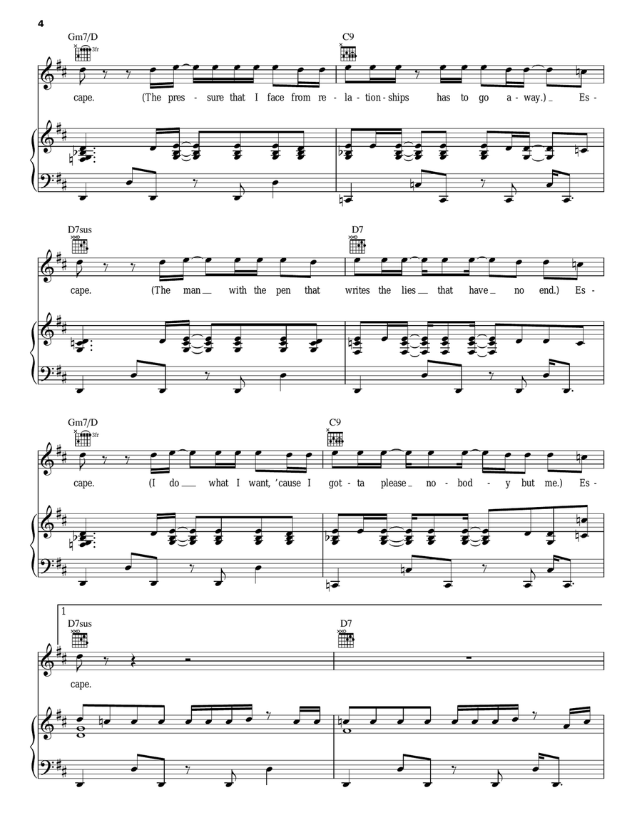 Xscape Acoustic Guitar scores gallery preview page 4