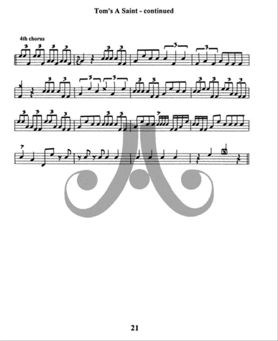 Standard Time Drums scores gallery preview page 11