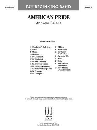 Book cover for American Pride: Score