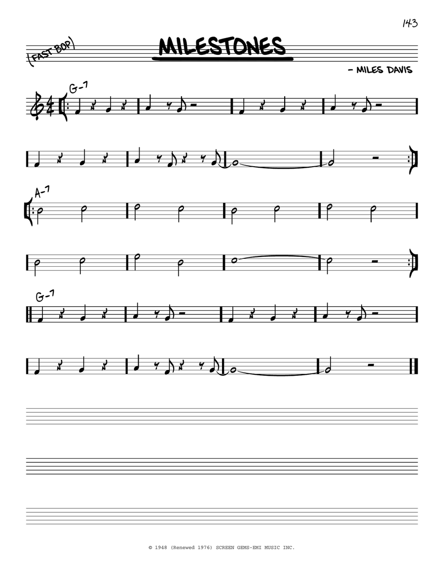 Milestones Piano scores gallery preview page 1