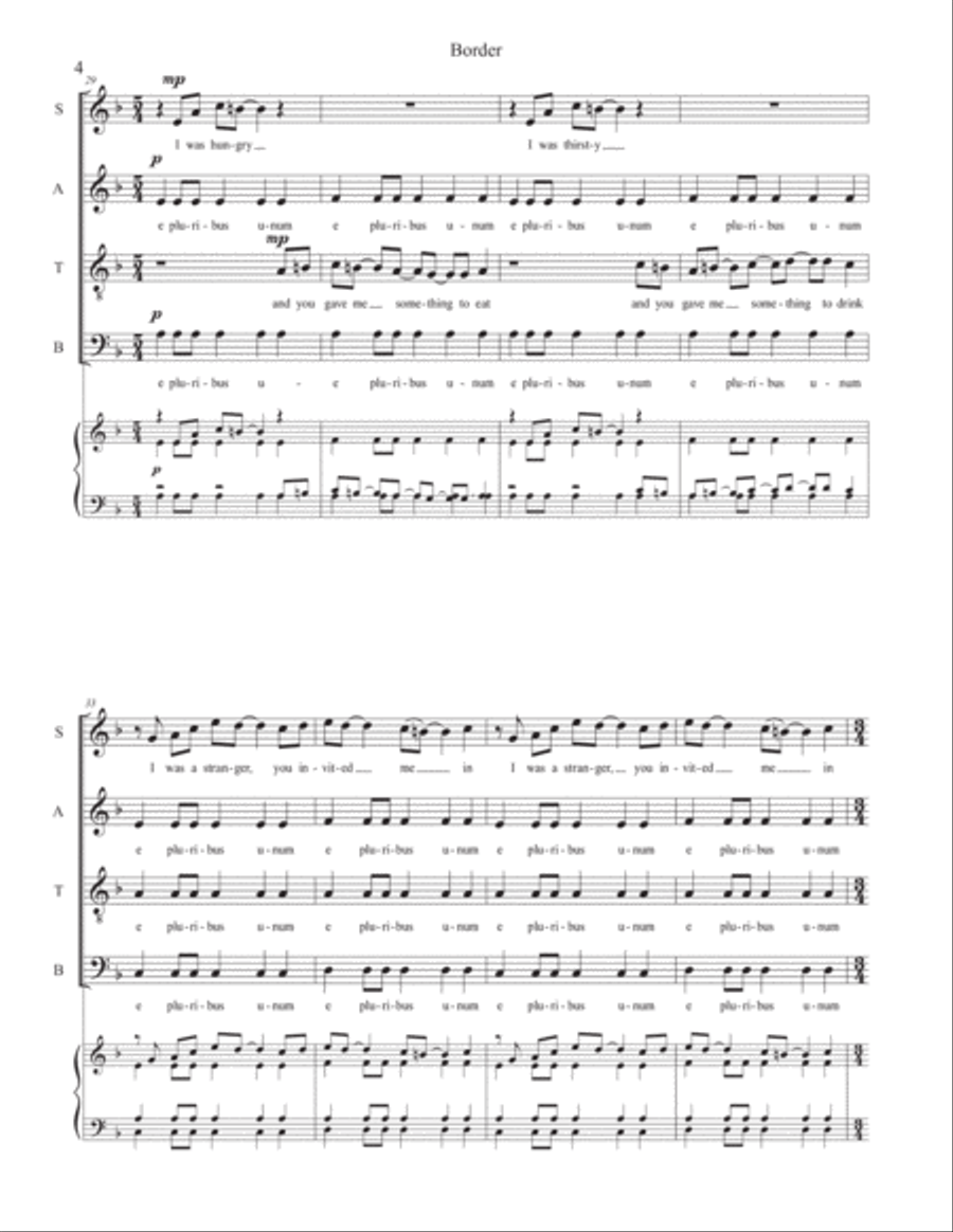 Border 4-Part scores gallery preview page 6