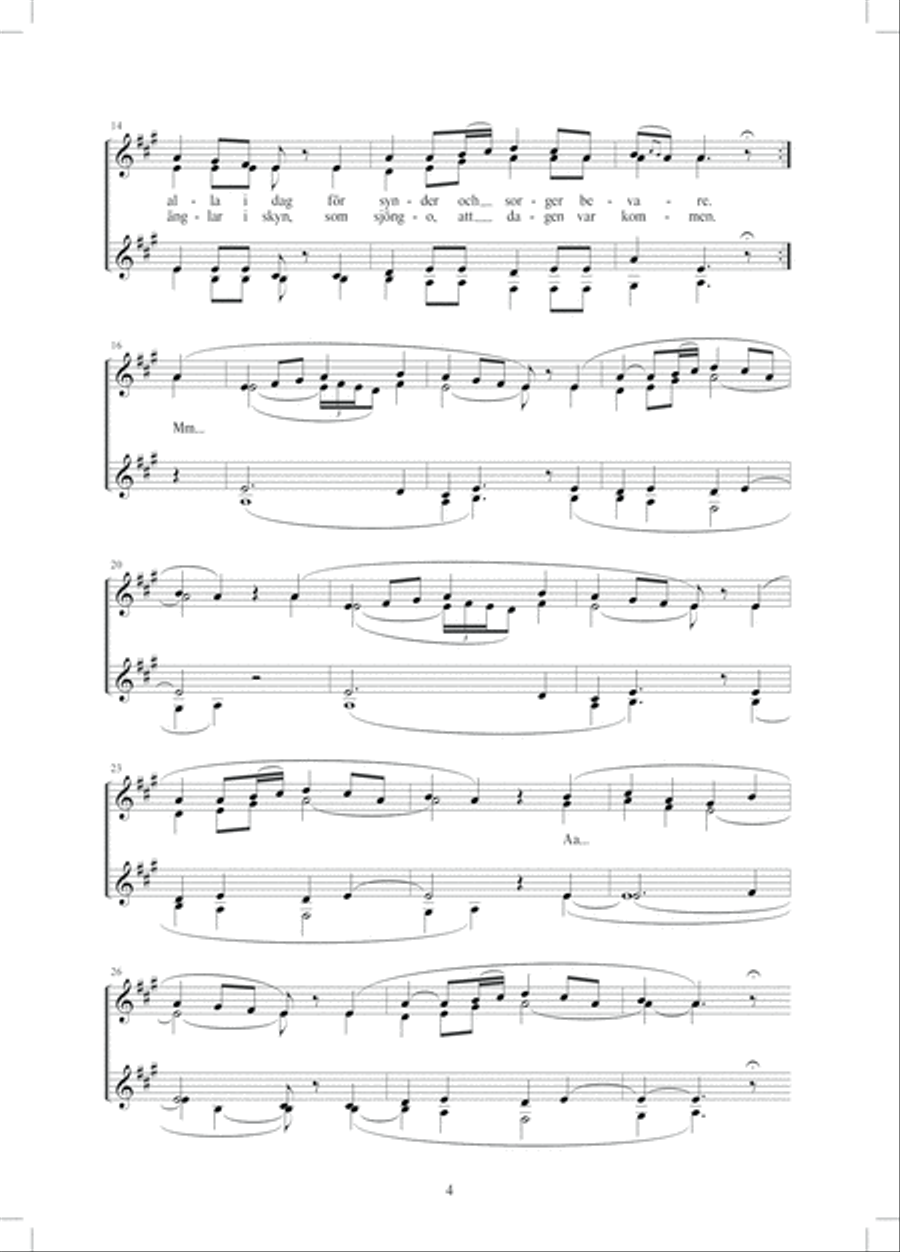 Isen sjunger SSAA scores gallery preview page 6