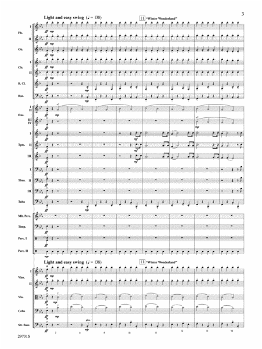 A Most Wonderful Christmas Full Orchestra scores gallery preview page 3