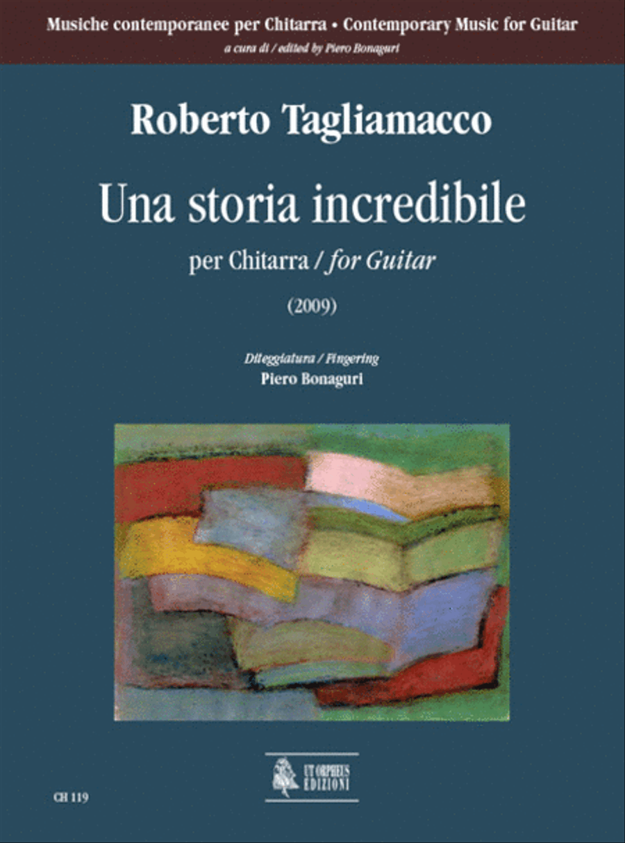 Una storia incredibile (An incredible tale) for Guitar (2009) Acoustic Guitar scores gallery preview page 1