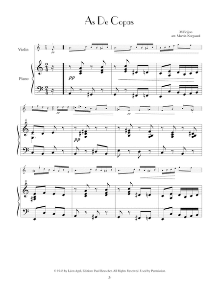 French Tangos for Violin
