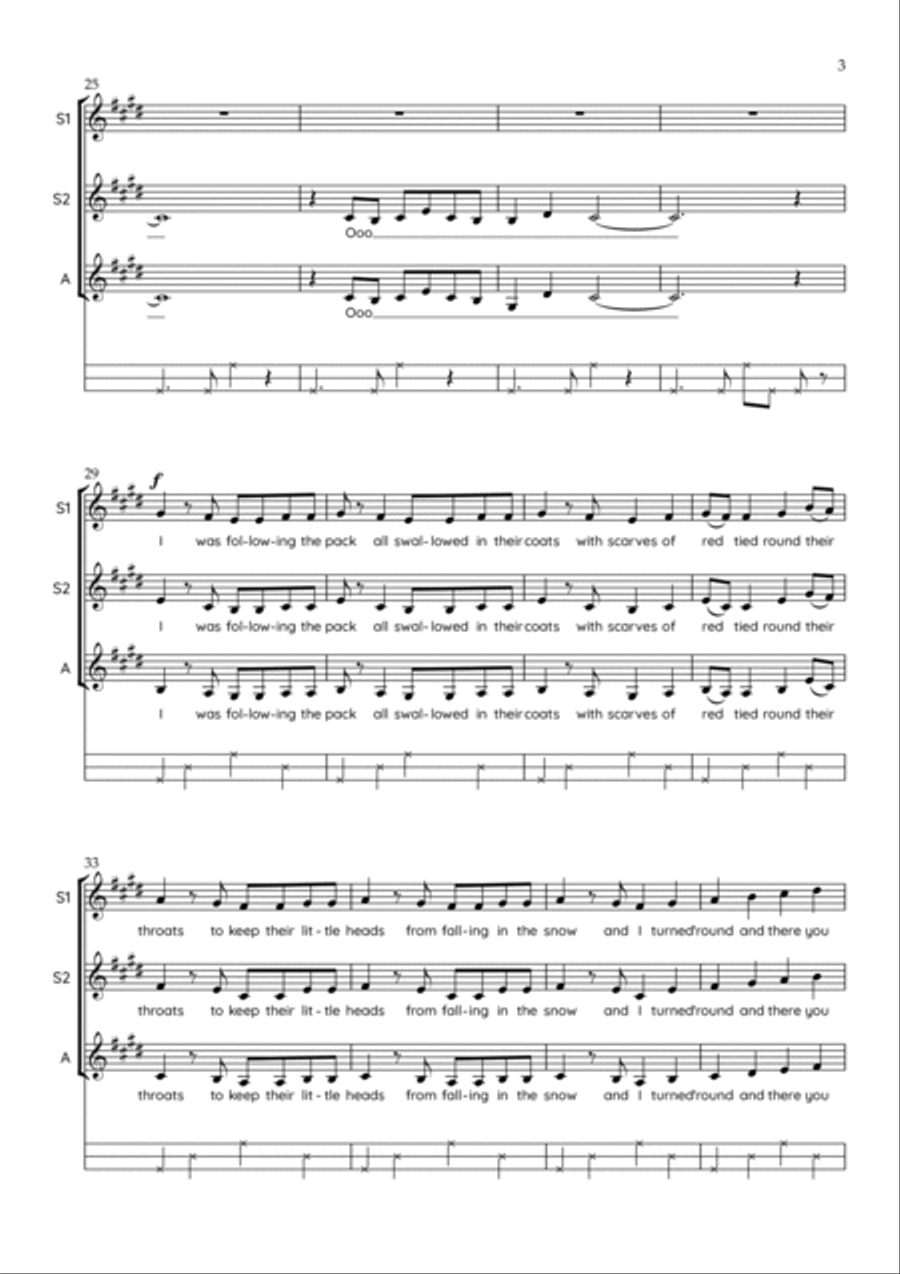 White Winter Hymnal SSA scores gallery preview page 3