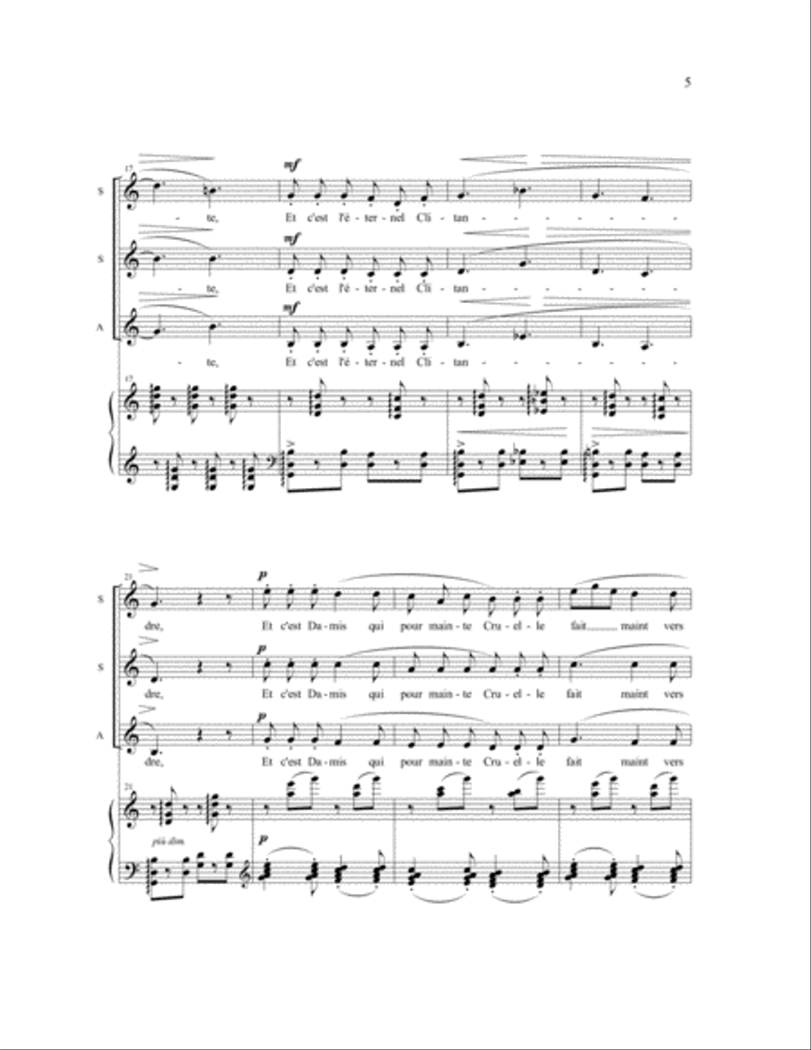 Mandoline SSA scores gallery preview page 4