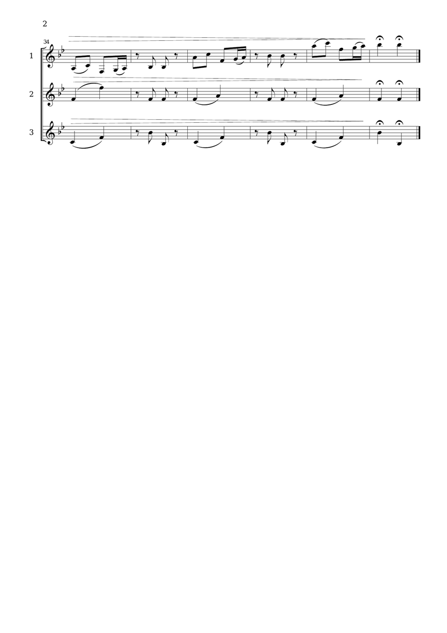 15 easy clarinet trios Clarinet Trio scores gallery preview page 2