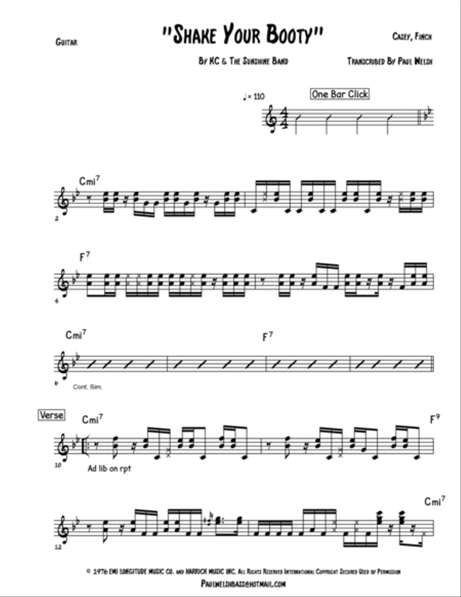 Shake Your Booty Shake Your Booty Small Ensemble scores gallery preview page 5