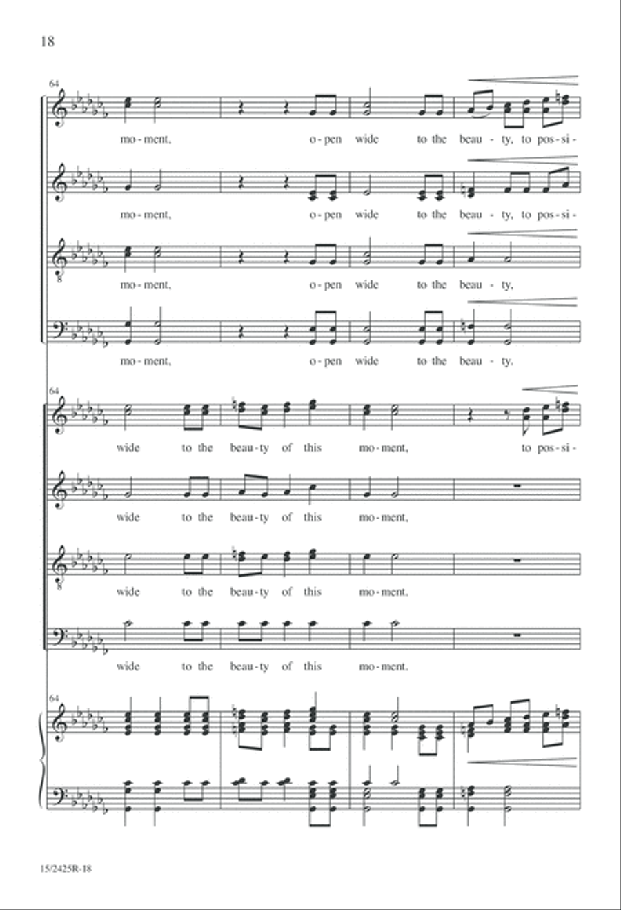 This Moment This Moment 4-Part scores gallery preview page 18