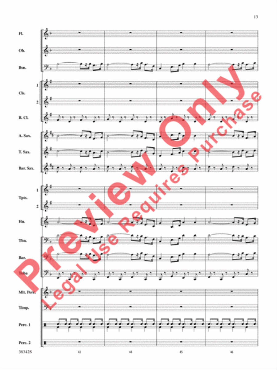 Sousa Classics Sousa Classics Concert Band scores gallery preview page 14