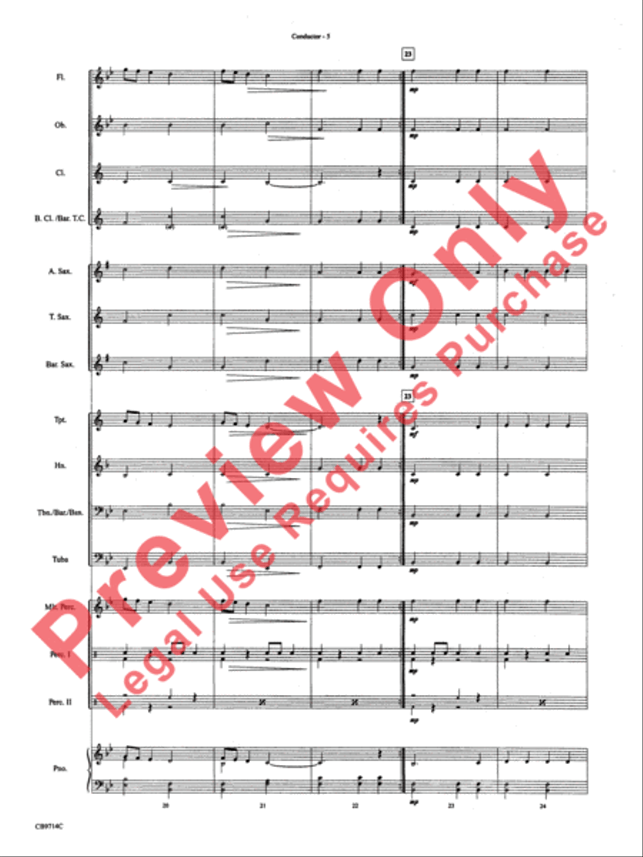 The Little Drummer Boy The Little Drummer Boy Concert Band scores gallery preview page 8