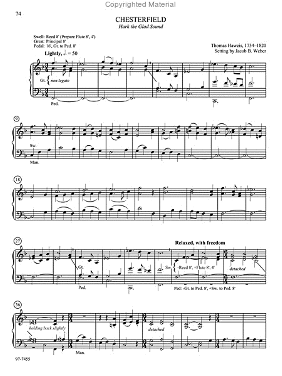 Hymn Prelude Library: Lutheran Service Book, Vol. 2 (BC) Organ scores gallery preview page 11