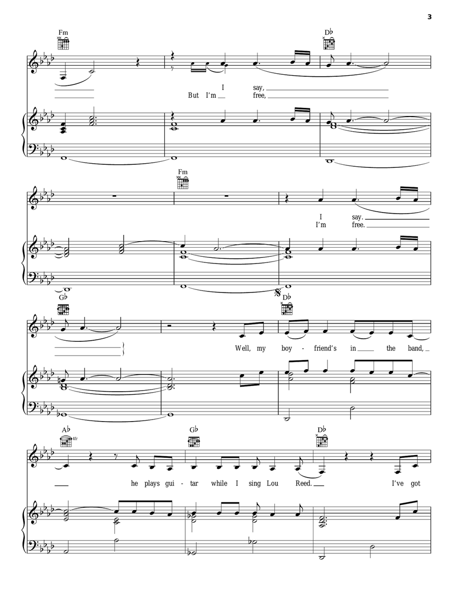 Brooklyn Baby Brooklyn Baby Piano, Vocal, Guitar scores gallery preview page 3