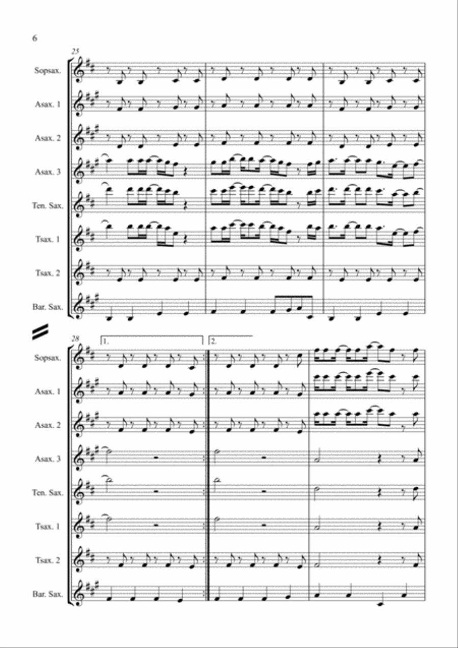 Englishman In New York Woodwind Quintet scores gallery preview page 6