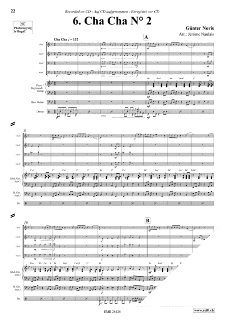 Let's Dance Volume 2 Woodwind Quartet scores gallery preview page 8