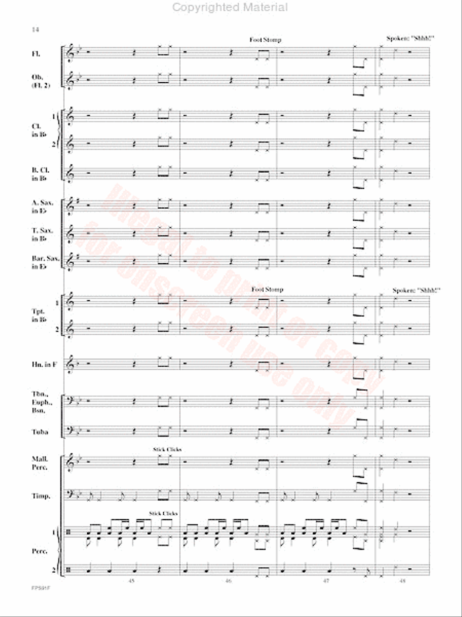 Junk Funk Concert Band scores gallery preview page 15