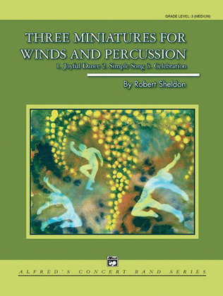 Book cover for Three Miniatures for Winds and Percussion
