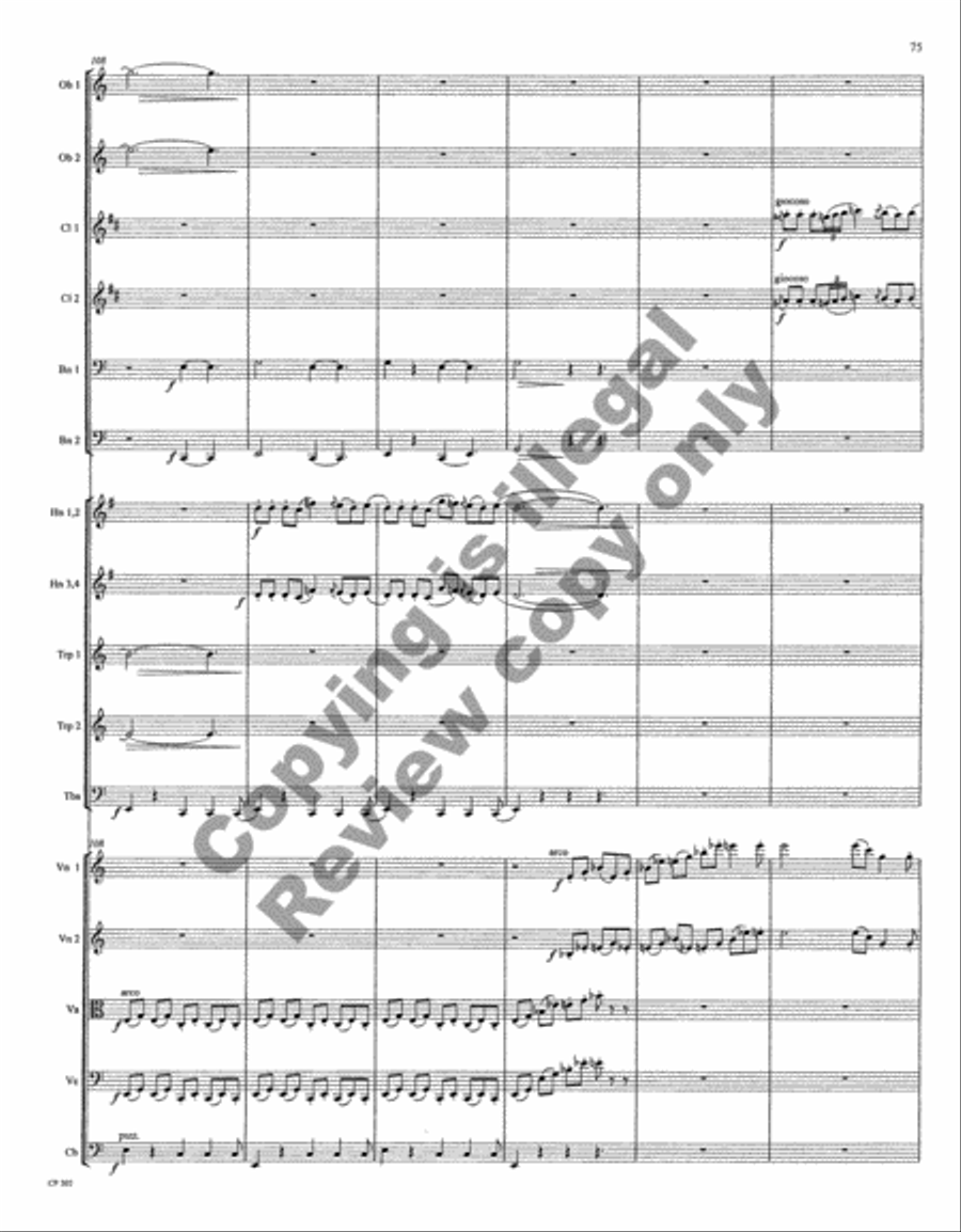 Symphony No. 1 Full Orchestra scores gallery preview page 179