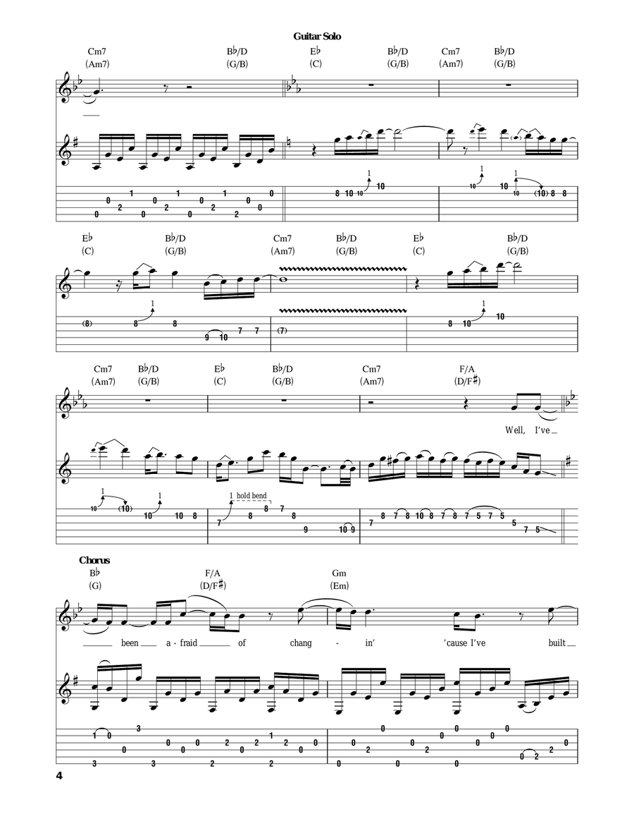 Landslide Landslide Acoustic Guitar scores gallery preview page 4