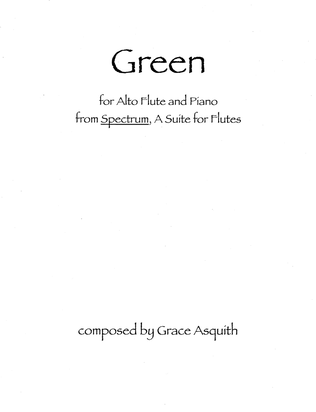 Green from Spectrum - for Alto Flute and Piano