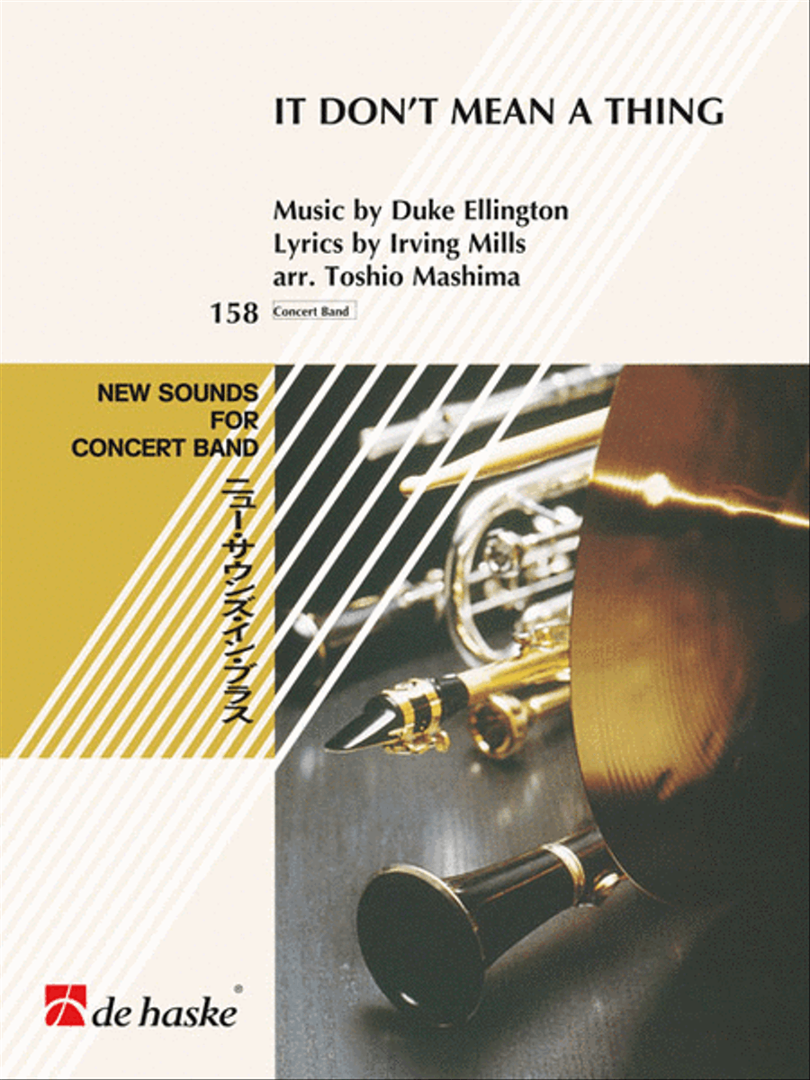 It Don't Mean a Thing Concert Band scores gallery preview page 1