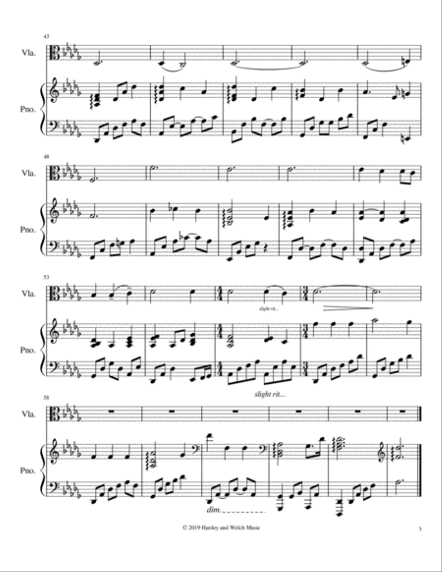 While of These Emblems We Partake Piano Quartet scores gallery preview page 3