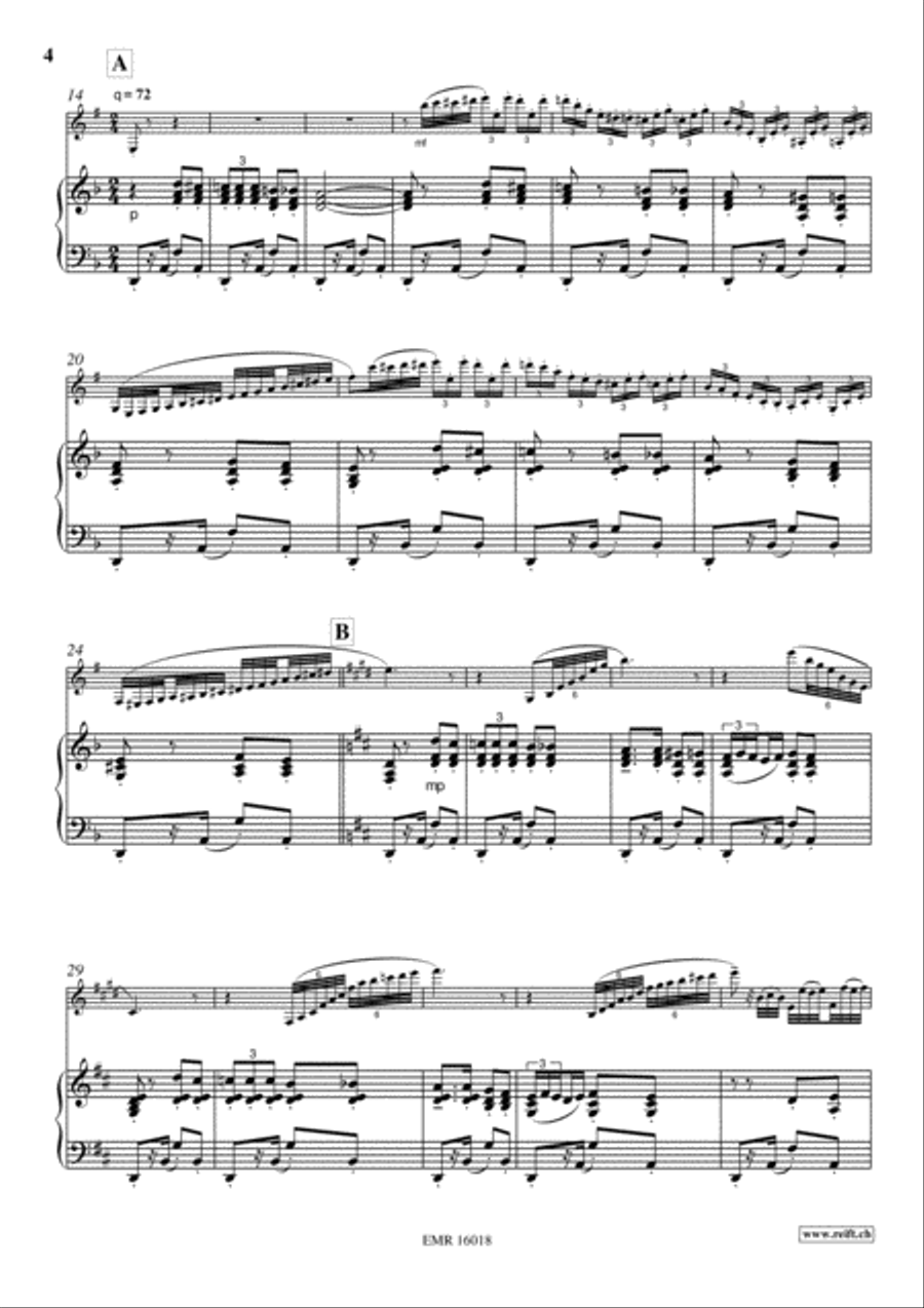 Carmen Fantasy Clarinet Solo scores gallery preview page 6