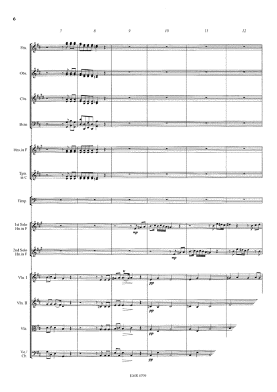 Sonata in D Orchestra scores gallery preview page 6