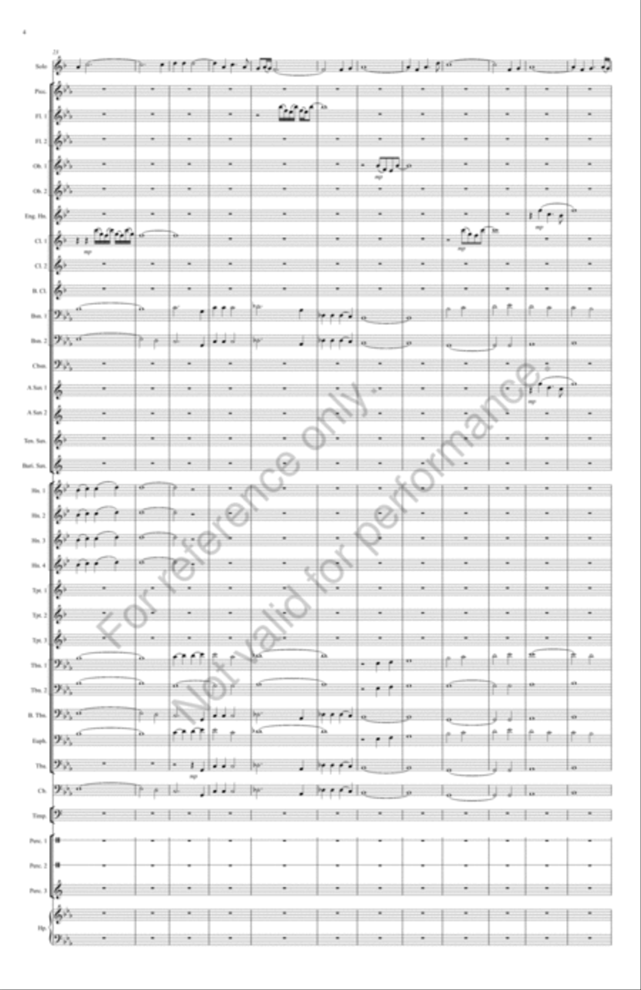 Shenandoah Fantasy Concert Band scores gallery preview page 5