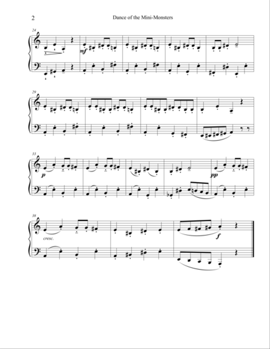 Halloween Pack II Piano Solo scores gallery preview page 5