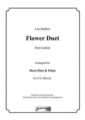 Book cover for Flower Duet for Two Horns & Intermediate Piano