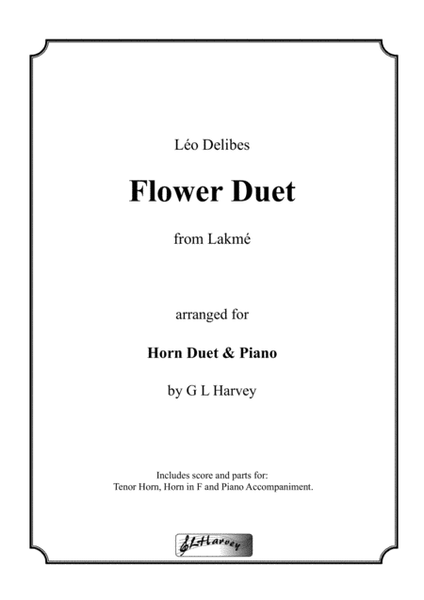 Flower Duet for Two Horns & Intermediate Piano image number null