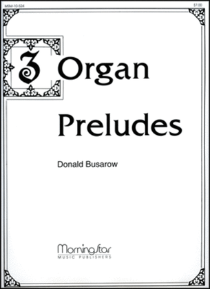 Book cover for Three Organ Preludes